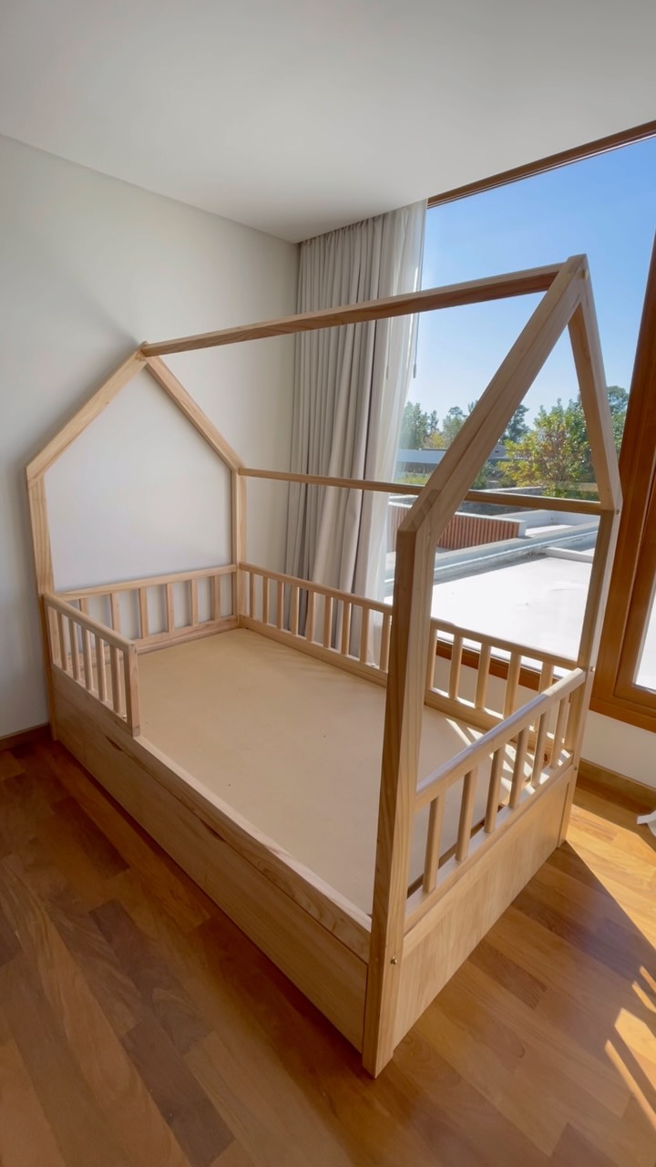 Cama infantil en madera paraíso macizo LuLe Muebles